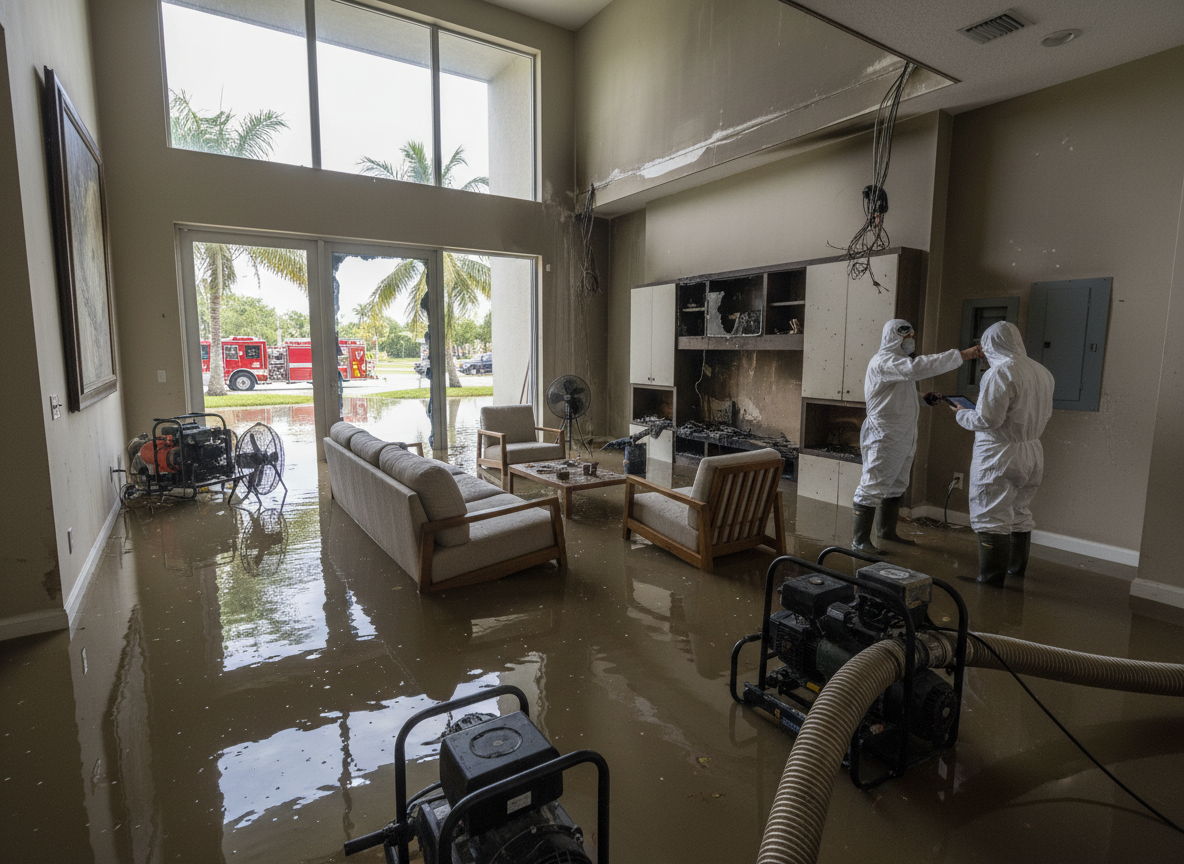 Cost Factors for Water Extraction After Firefighting in South Florida Homes