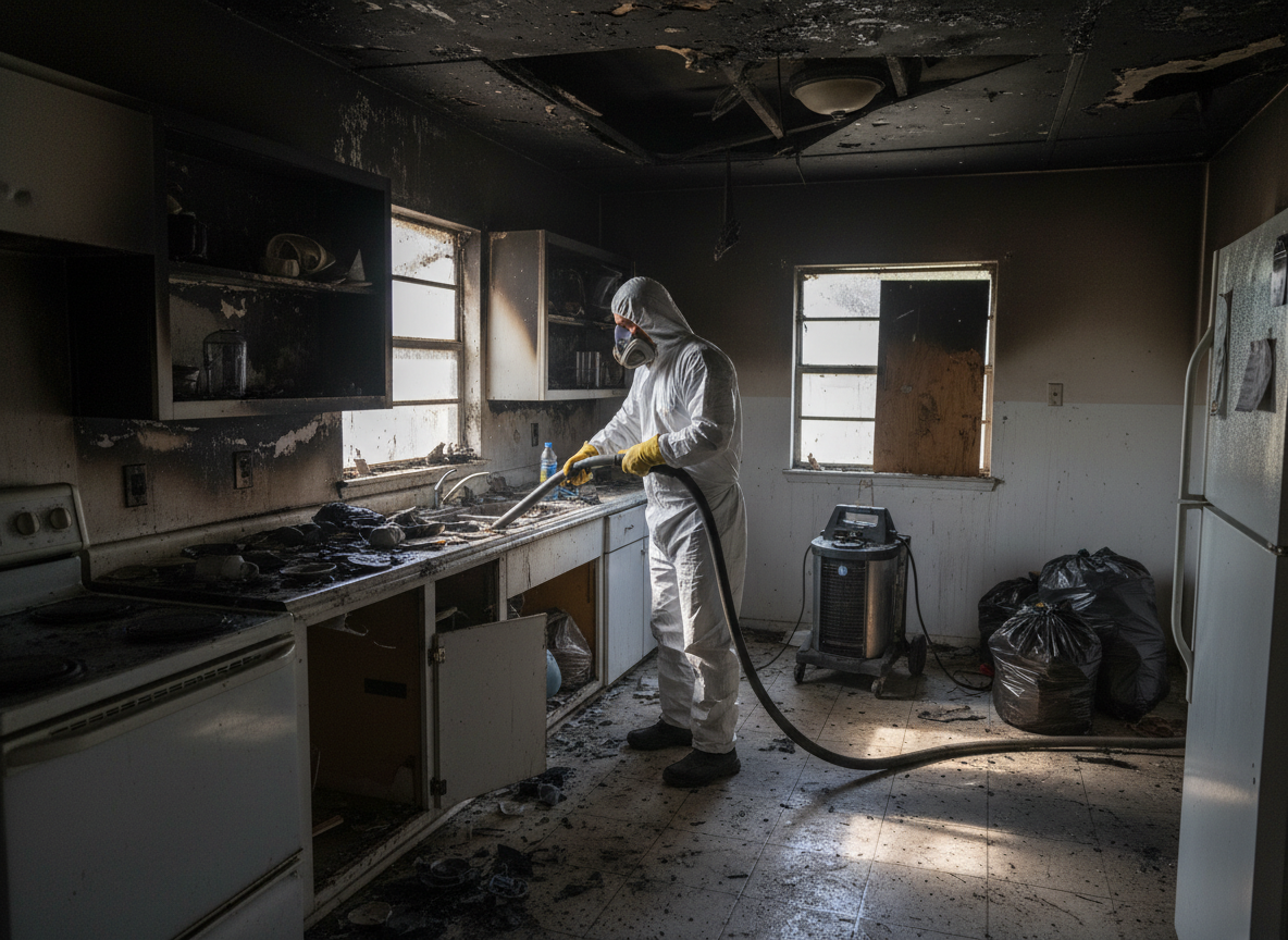 Kitchen Fire Cleanup in Hallandale, FL